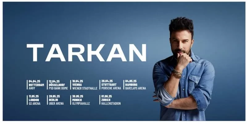 Tarkan, Yeni Şarkılarıyla Avrupa’da!