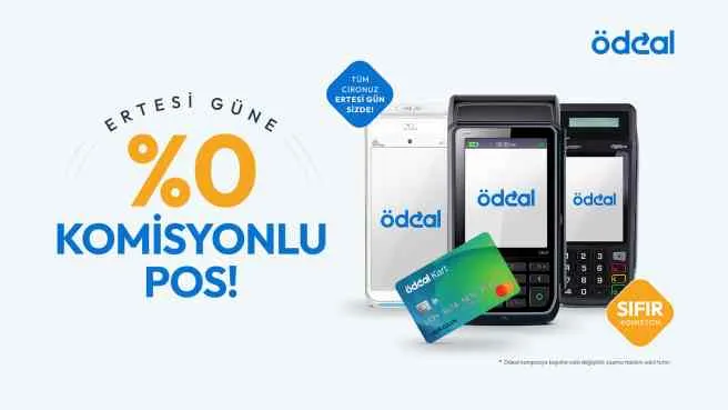 Ödeal’dan Esnafa Müjde Ertesi Güne % 0 Komisyonlu POS