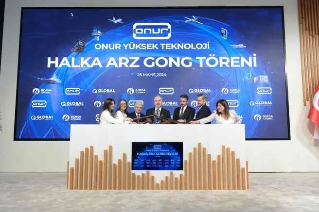 Borsa İstanbul’da gong Onur Yüksek Teknoloji için çaldı