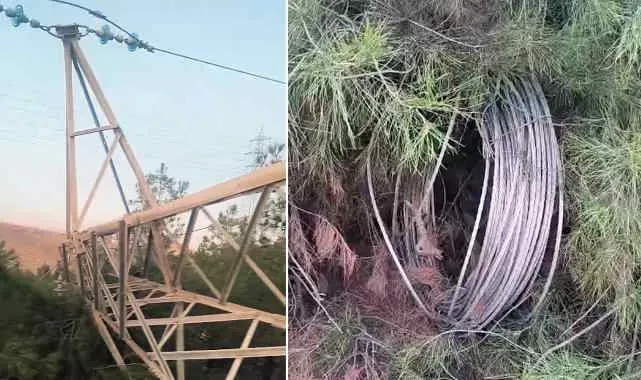 Şanlıurfa’da Direk Hırsızları Bölgeyi Elektriksiz Bıraktı