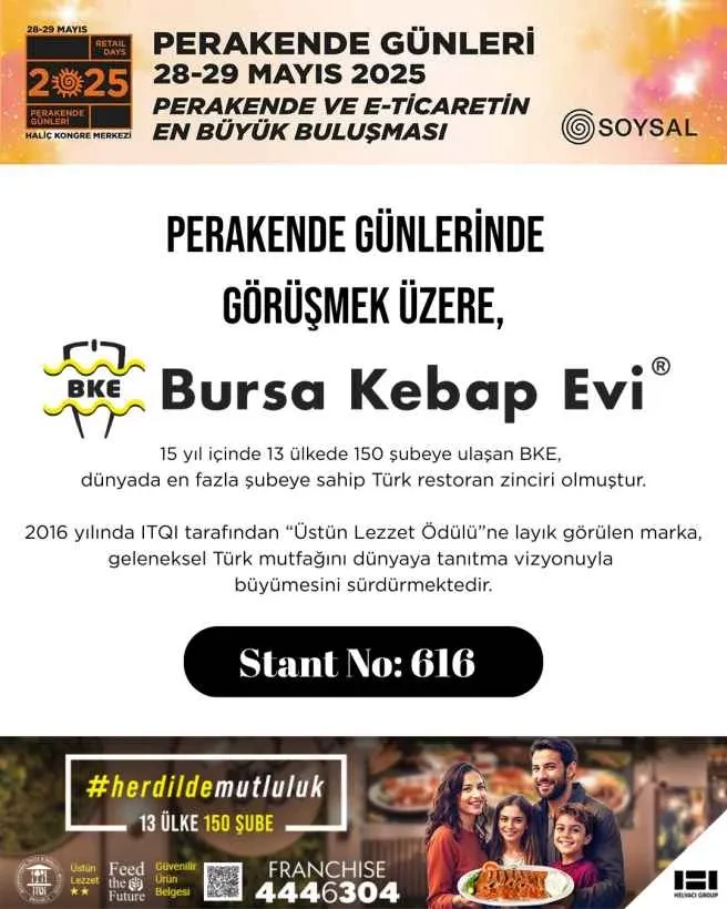 Bursa Kebap Evi, Perakende Günleri 2025’e Lezzetiyle Damga Vuruyor!